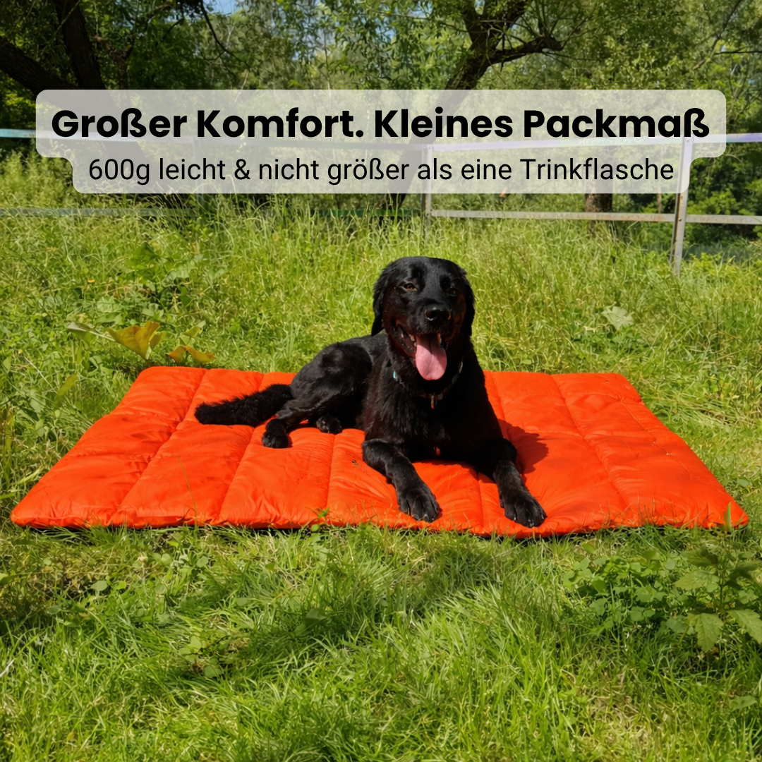 Nomad - Outdoor Hundematte in Aktion