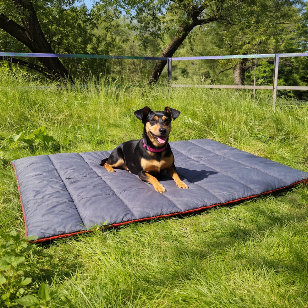 Nomad - Outdoor Hundematte in Aktion