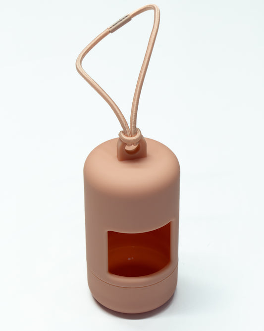 Pfirsich Velvy PoopBag Spender