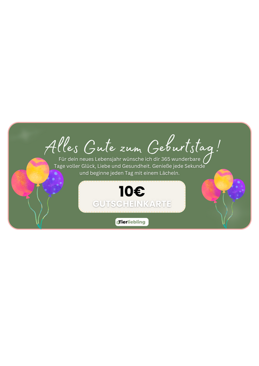 Geschenkgutschein - Geburtstag