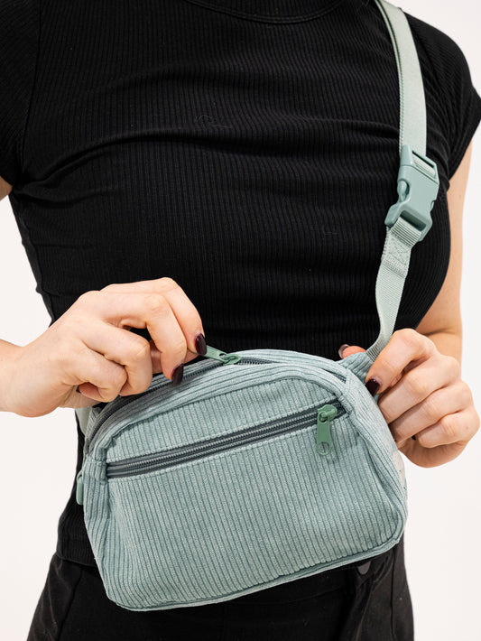 Matcha Grün Cordélia Crossbody