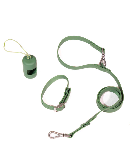 Waldpfote Velvy Halsband Set