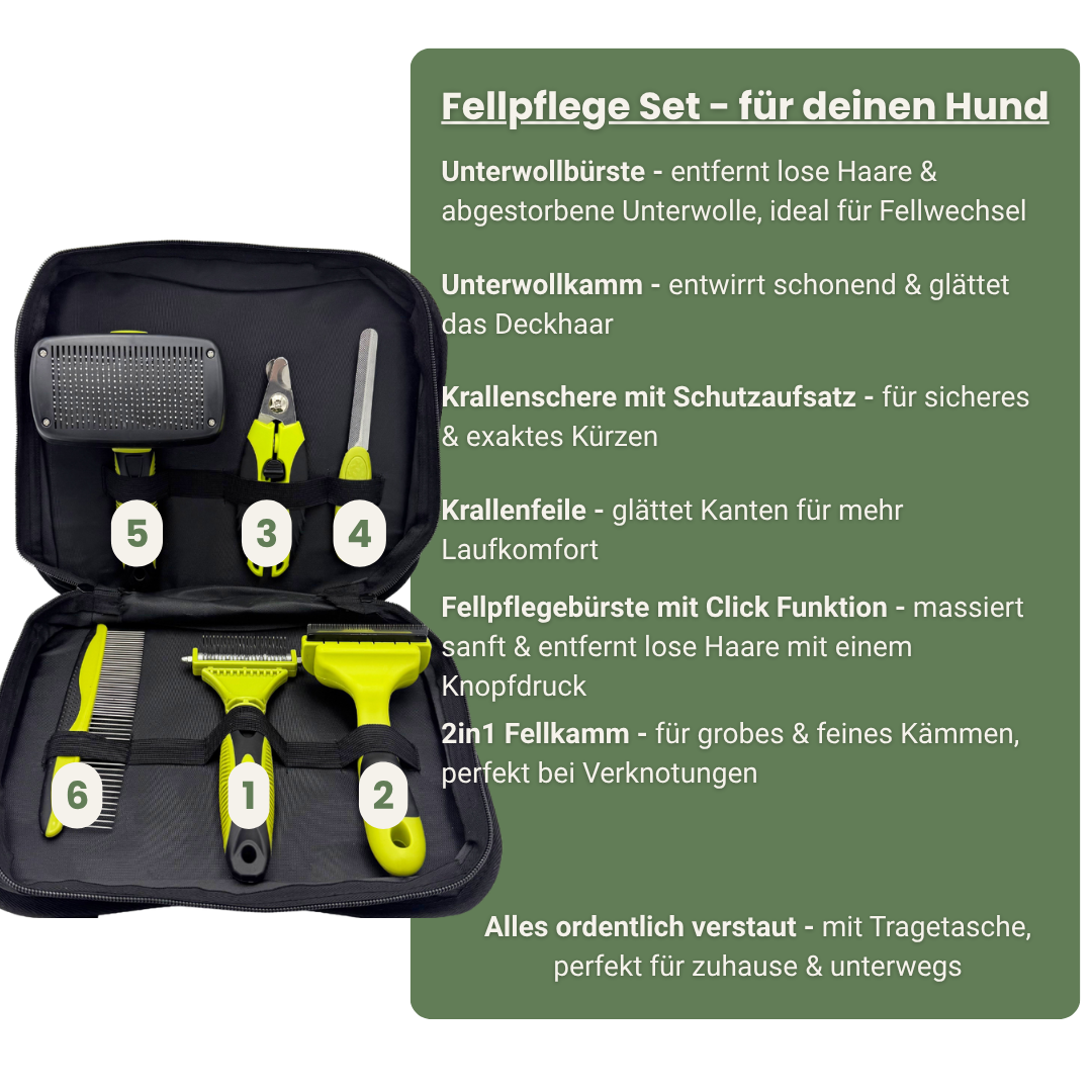 Groomer - Fellpflege Set