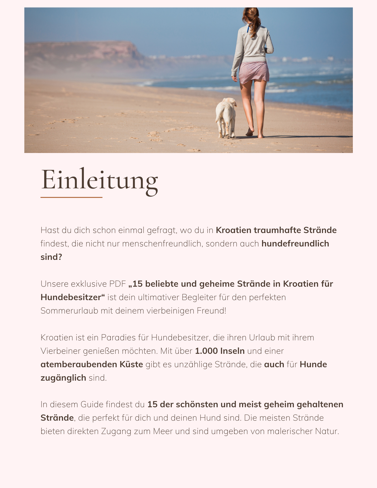 Kroatiens Versteckte Hundeoasen: Entdecke 15 geheime Strände für dich und deinen Hund